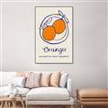 Picture of Food Art - Oranges Valencia Fruit Market _GroupedProduct_Rectangle_Portrait_Canvas_Framed_
