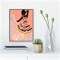 Picture of Dancer & Flourish Poster _GroupedProduct_Rectangle_Portrait_Canvas_Framed_