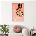 Picture of Dancer & Flourish Poster _GroupedProduct_Rectangle_Portrait_Canvas_Framed_