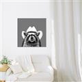 Picture of Wyatt The Cowboy Raccoon _GroupedProduct_Square_Canvas_Framed_