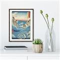Picture of Awa Province Naruto Whirlpools _GroupedProduct_Rectangle_Portrait_Canvas_Framed_
