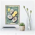 Picture of Oysters Poster _GroupedProduct_Rectangle_Portrait_Canvas_Framed_