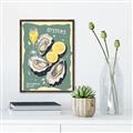 Picture of Oysters Poster _GroupedProduct_Rectangle_Portrait_Canvas_Framed_