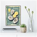 Picture of Oysters Poster _GroupedProduct_Rectangle_Portrait_Canvas_Framed_