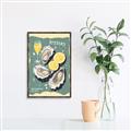 Picture of Oysters Poster _GroupedProduct_Rectangle_Portrait_Canvas_Framed_