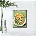 Picture of Caesar Salad Poster _GroupedProduct_Rectangle_Portrait_Canvas_Framed_
