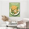 Picture of Caesar Salad Poster _GroupedProduct_Rectangle_Portrait_Canvas_Framed_