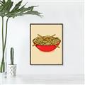 Picture of China Noodles _GroupedProduct_Rectangle_Portrait_Canvas_Framed_