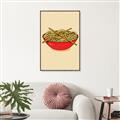 Picture of China Noodles _GroupedProduct_Rectangle_Portrait_Canvas_Framed_