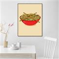 Picture of China Noodles _GroupedProduct_Rectangle_Portrait_Canvas_Framed_