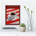 Picture of Americano Coffee _GroupedProduct_Rectangle_Portrait_Canvas_Framed_