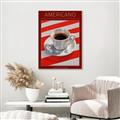 Picture of Americano Coffee _GroupedProduct_Rectangle_Portrait_Canvas_Framed_