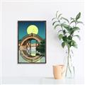 Picture of Japanese Bridge _GroupedProduct_Rectangle_Portrait_Canvas_Framed_