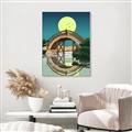 Picture of Japanese Bridge _GroupedProduct_Rectangle_Portrait_Canvas_Framed_