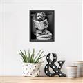 Picture of Potty Pooch _GroupedProduct_Rectangle_Portrait_Canvas_Framed_