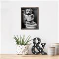 Picture of Potty Pooch _GroupedProduct_Rectangle_Portrait_Canvas_Framed_