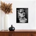 Picture of Potty Pooch _GroupedProduct_Rectangle_Portrait_Canvas_Framed_