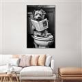 Picture of Potty Pooch _GroupedProduct_Rectangle_Portrait_Canvas_Framed_