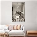 Picture of Luxuary Elephant _GroupedProduct_Rectangle_Portrait_Canvas_Framed_