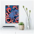 Picture of Tentacle Whirl Poster _GroupedProduct_Rectangle_Portrait_Canvas_Framed_
