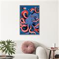 Picture of Tentacle Whirl Poster _GroupedProduct_Rectangle_Portrait_Canvas_Framed_