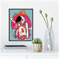Picture of Space Explorer Poster _GroupedProduct_Rectangle_Portrait_Canvas_Framed_