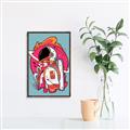 Picture of Space Explorer Poster _GroupedProduct_Rectangle_Portrait_Canvas_Framed_