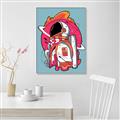 Picture of Space Explorer Poster _GroupedProduct_Rectangle_Portrait_Canvas_Framed_