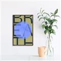 Picture of Breath Typography Poster _GroupedProduct_Rectangle_Portrait_Canvas_Framed_