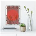 Picture of Good Morning Typography Poster _GroupedProduct_Rectangle_Portrait_Canvas_Framed_