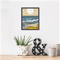 Picture of Summer Vacation Poster _GroupedProduct_Rectangle_Portrait_Canvas_Framed_