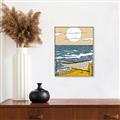 Picture of Summer Vacation Poster _GroupedProduct_Rectangle_Portrait_Canvas_Framed_