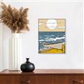 Picture of Summer Vacation Poster _GroupedProduct_Rectangle_Portrait_Canvas_Framed_