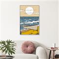 Picture of Summer Vacation Poster _GroupedProduct_Rectangle_Portrait_Canvas_Framed_