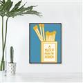 Picture of A Match May in Heaven Poster _GroupedProduct_Rectangle_Portrait_Canvas_Framed_