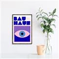 Picture of Bauhaus Eye Poster _GroupedProduct_Rectangle_Portrait_Canvas_Framed_