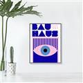 Picture of Bauhaus Eye Poster _GroupedProduct_Rectangle_Portrait_Canvas_Framed_