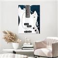 Picture of Retro White guitar Poster _GroupedProduct_Rectangle_Portrait_Unframed_Print_Only_