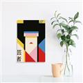 Picture of Geisha Girl Retro Poster _GroupedProduct_Rectangle_Portrait_Unframed_Print_Only_