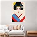 Picture of Geisha Retro Poster _GroupedProduct_Rectangle_Portrait_Unframed_Print_Only_