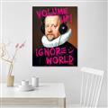 Picture of Volume Up Typography Poster _GroupedProduct_Rectangle_Portrait_Unframed_Print_Only_