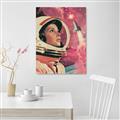 Picture of Astronaut in Space _GroupedProduct_Rectangle_Portrait_Unframed_Print_Only_
