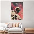 Picture of Astronaut in  Space _GroupedProduct_Rectangle_Portrait_Unframed_Print_Only_