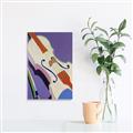 Picture of Retro Style Violin _GroupedProduct_Rectangle_Portrait_Unframed_Print_Only_