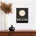 Picture of Moon Typography Poster _GroupedProduct_Rectangle_Portrait_Unframed_Print_Only_