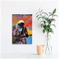 Picture of Retro Spaceman with Guitar Poster _GroupedProduct_Rectangle_Portrait_Unframed_Print_Only_