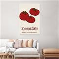 Picture of Food Art - Tomatoes Rome Food Market _GroupedProduct_Rectangle_Portrait_Unframed_Print_Only_