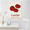 Picture of Food Art - Tomatoes Rome Food Market _GroupedProduct_Rectangle_Portrait_Unframed_Print_Only_