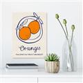 Picture of Food Art - Oranges Valencia Fruit Market _GroupedProduct_Rectangle_Portrait_Unframed_Print_Only_