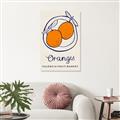 Picture of Food Art - Oranges Valencia Fruit Market _GroupedProduct_Rectangle_Portrait_Unframed_Print_Only_